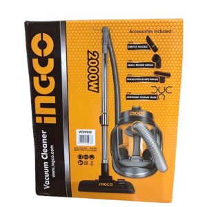 INGCO VC20258 2000W Cyclonic Vacuum Cleaner – 2.5L Dust Capacity INGCO VC20258 2000W Cyclonic Vacuum Cleaner – 2.5L Dust Capacity