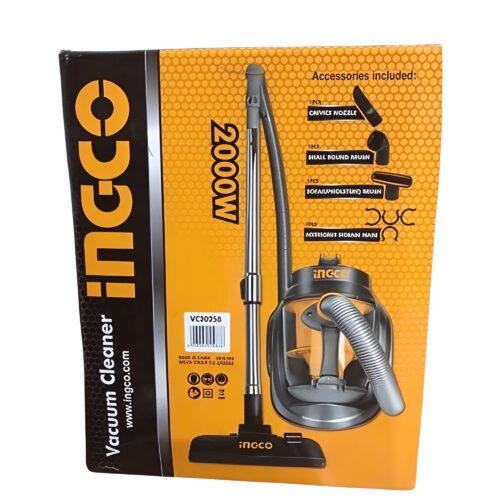 INGCO VC20258 2000W Cyclonic Vacuum Cleaner – 2.5L Dust Capacity