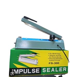 FS-300 Impulse Sealer – 300mm (12-Inch) Plastic Bag Heat Sealing Machine FS-300 Impulse Sealer – 300mm (12-Inch) Plastic Bag Heat Sealing Machine