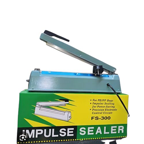 FS-300 Impulse Sealer – 300mm (12-Inch) Plastic Bag Heat Sealing Machine