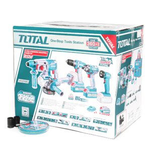 TOTAL 20V 5-in-1 Brushless Cordless Industrial Combo Kit – TCKLI20592E