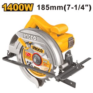 INGCO CS18528 1400W Circular Saw – 185mm (7-1/4 Inch)