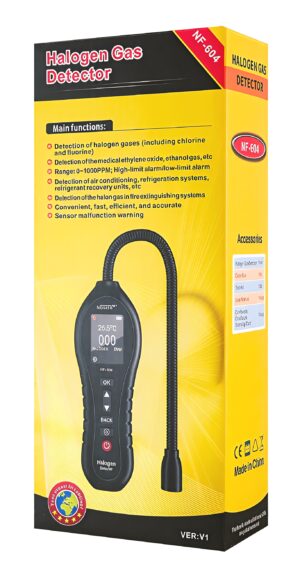 NOYAFA NF-604 Halogen Gas Detector – Digital Refrigerant Leak Detector