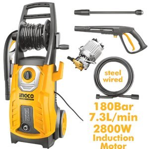 INGCO High Pressure Washer 2800W 180 Bar – HPWR28008