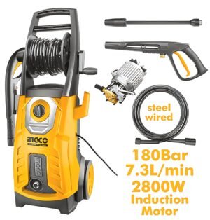 INGCO High Pressure Washer 2800W 180 Bar – HPWR28008