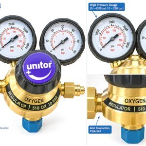 Unitor Oxygen Gas Regulator 510 OX 10 BAR – Model 510000