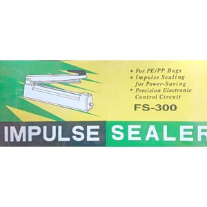 FS-300 Impulse Sealer – 300mm (12-Inch) Plastic Bag Heat Sealing Machine FS-300 Impulse Sealer – 300mm (12-Inch) Plastic Bag Heat Sealing Machine