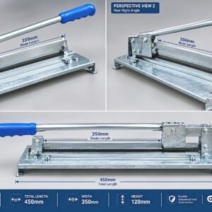 Heavy-Duty Industrial Guillotine Cutter – Manual Sheet Metal & PCB Board Cutting Shear