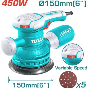 TOTAL 450W Variable Speed Rotary Sander – TF2061506