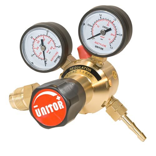 Unitor Acetylene Gas Regulator 510 AX 10 Bar – Industrial Pressure Regulator