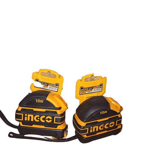 INGCO Steel Measuring Tape 10m × 25mm – Heavy-Duty