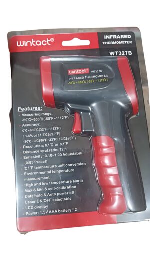Wintact WT327B Digital Infrared Thermometer –50°C to 600°C