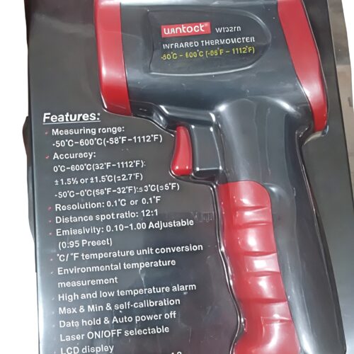 Wintact WT327B Digital Infrared Thermometer –50°C to 600°C