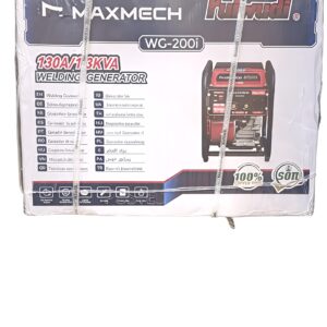 MAXMECH WG-200i 2-in-1 Petrol Inverter Welding Generator – 130A DC, 1.3kVA
