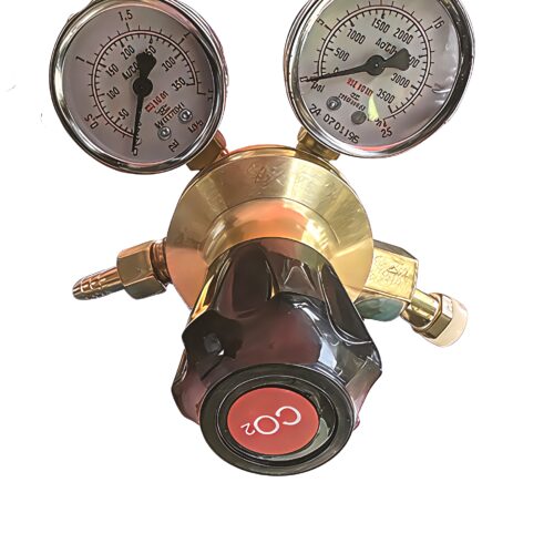 CO₂ Gas Regulator with Dual Pressure Gauges – Carbon Dioxide Pressure Control Valve CO₂ Gas Regulator with Dual Pressure Gauges – Carbon Dioxide Pressure Control Valve